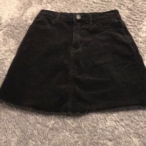 John galt black velvet skirt